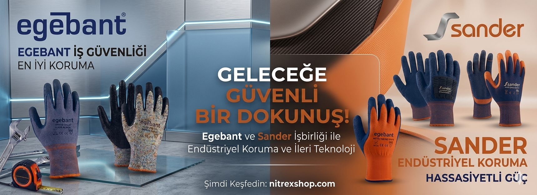 Egebant Sander İş Eldivenleri Banner