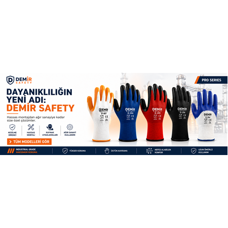 demir safety iş eldivenleri
