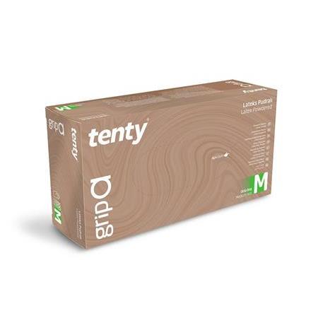 TENTY GRİP LATEX MUAYENE ELDİVENİ PUDRALI