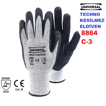 Üniversal Kesilmez İş Eldiveni 8864 C3